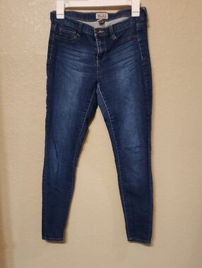 Mudd Women's Dark Blue Stretch Skinny Jeans
